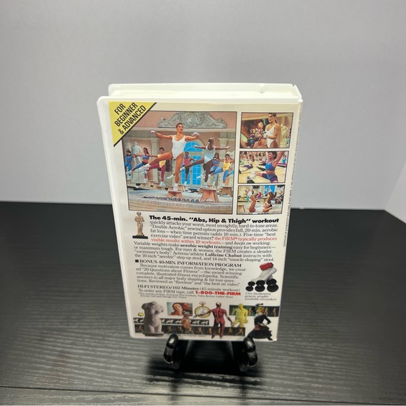 THE FIRM Volume Five VHS Aerobic Workout With Weights Abs Hips & Thighs - Picture 5 of 6